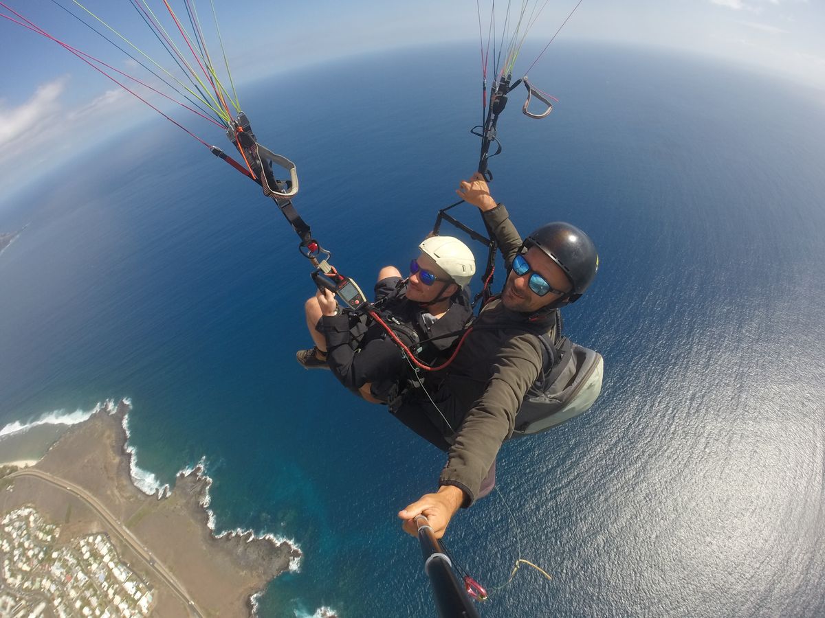 Baptême parapente Ascendance à La Réunion