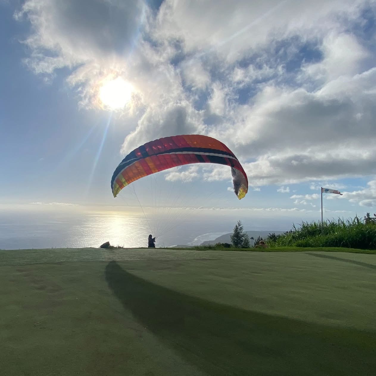 Baptême parapente enfant à La Réunion